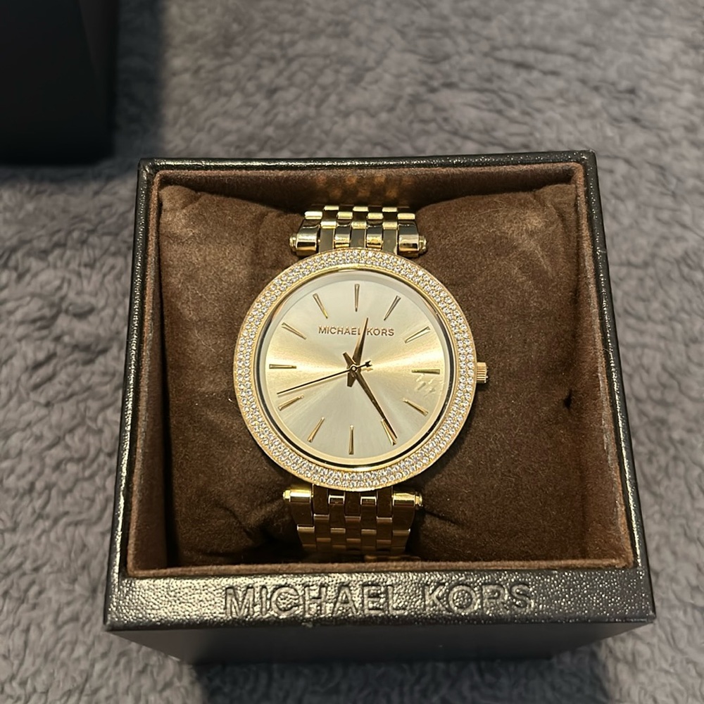 Gold Michael Kors watch
